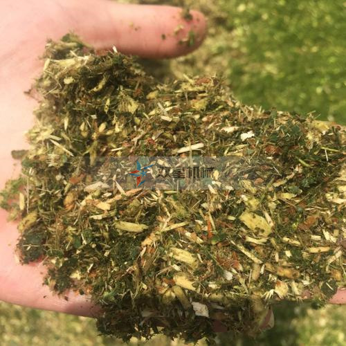 園林樹枝粉碎機(jī)粉碎效果展示